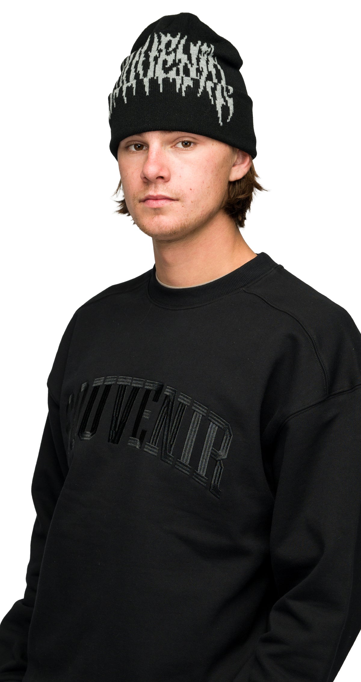 Souvenir Dirty Cuff Beanie - Black