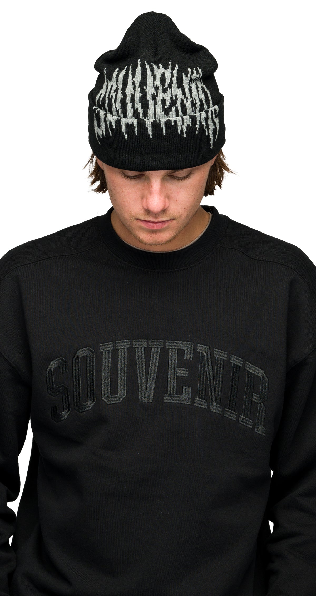 Souvenir Dirty Cuff Beanie - Black