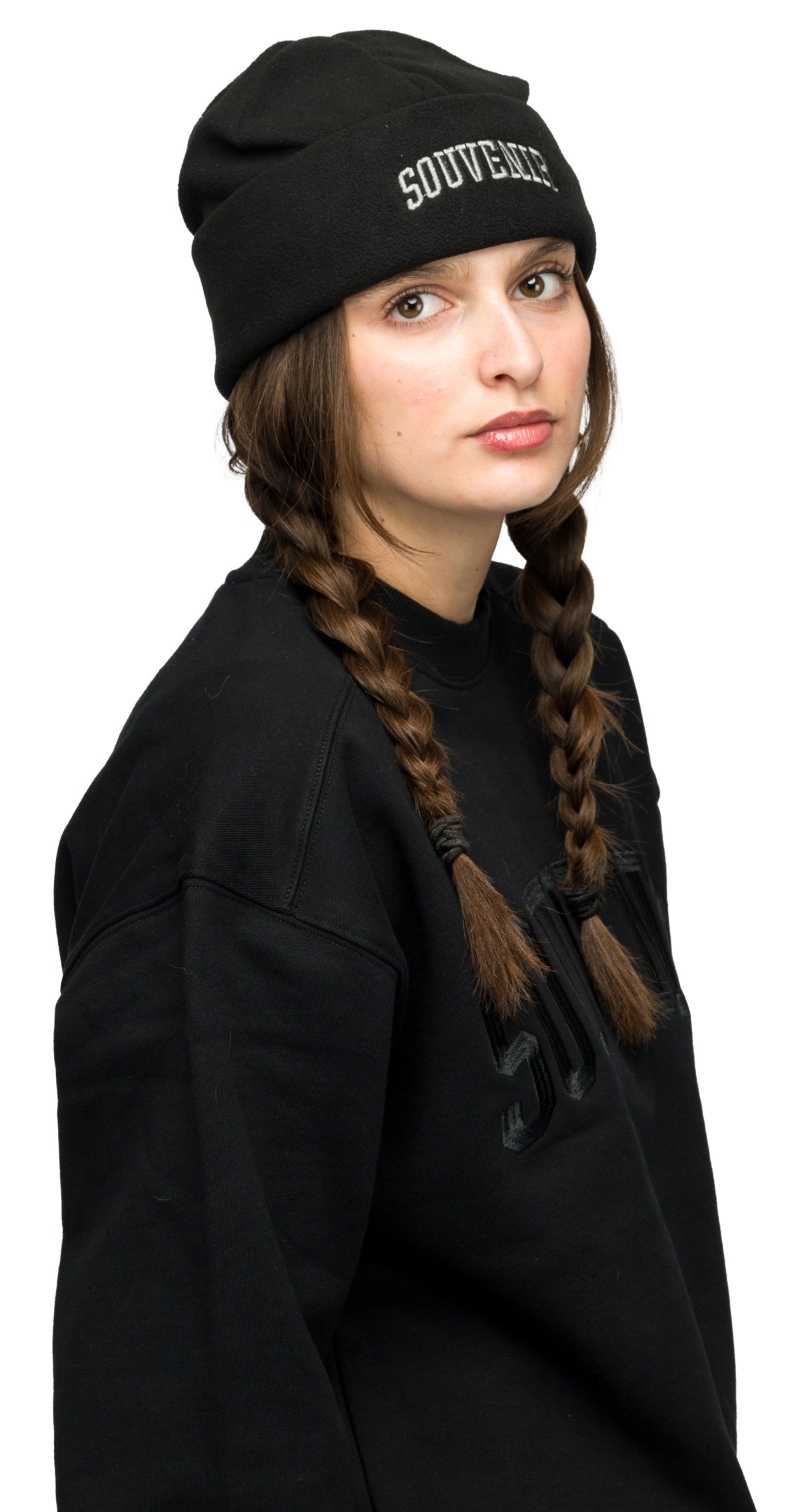 Souvenir Fleece Beanie - Black