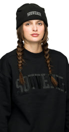 Souvenir Fleece Beanie - Black