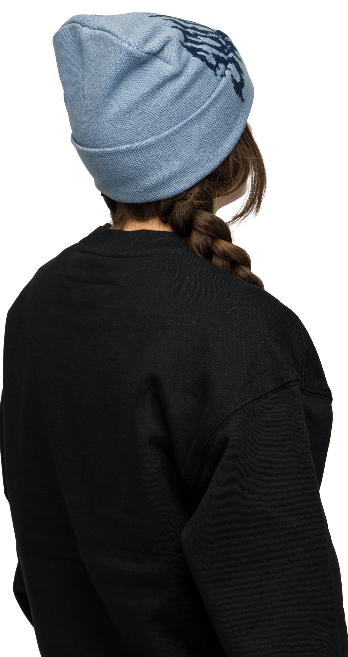 Souvenir Dirty Cuff Beanie - Blue Fog