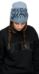Souvenir Dirty Cuff Beanie - Blue Fog