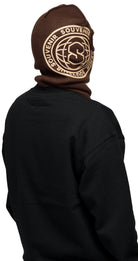 Souvenir Printed Burglar Mask - Chocolate